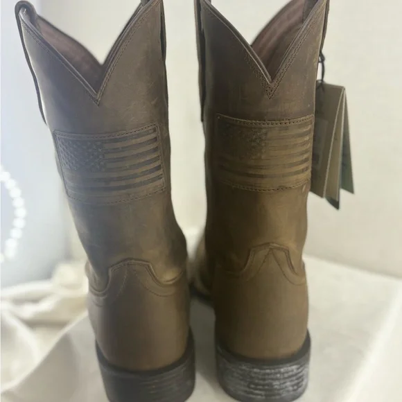 Ariat Sport Patriot II Leather Western Work Boots - size 10 EE new in box